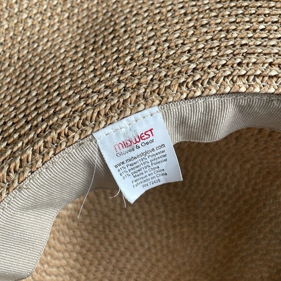 Midwest Stylish Tan Wide-Brim Hat - Picture 8 of 9